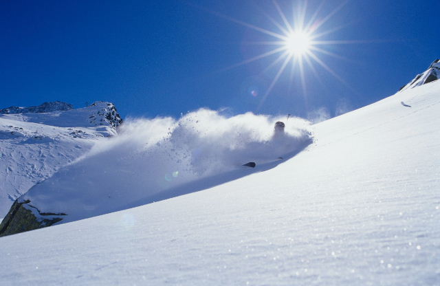 Skier: Lucki Kerscher <br> Foto: Peter Hutzler <br> Location: Chamonix, France<br> Date: March 2005